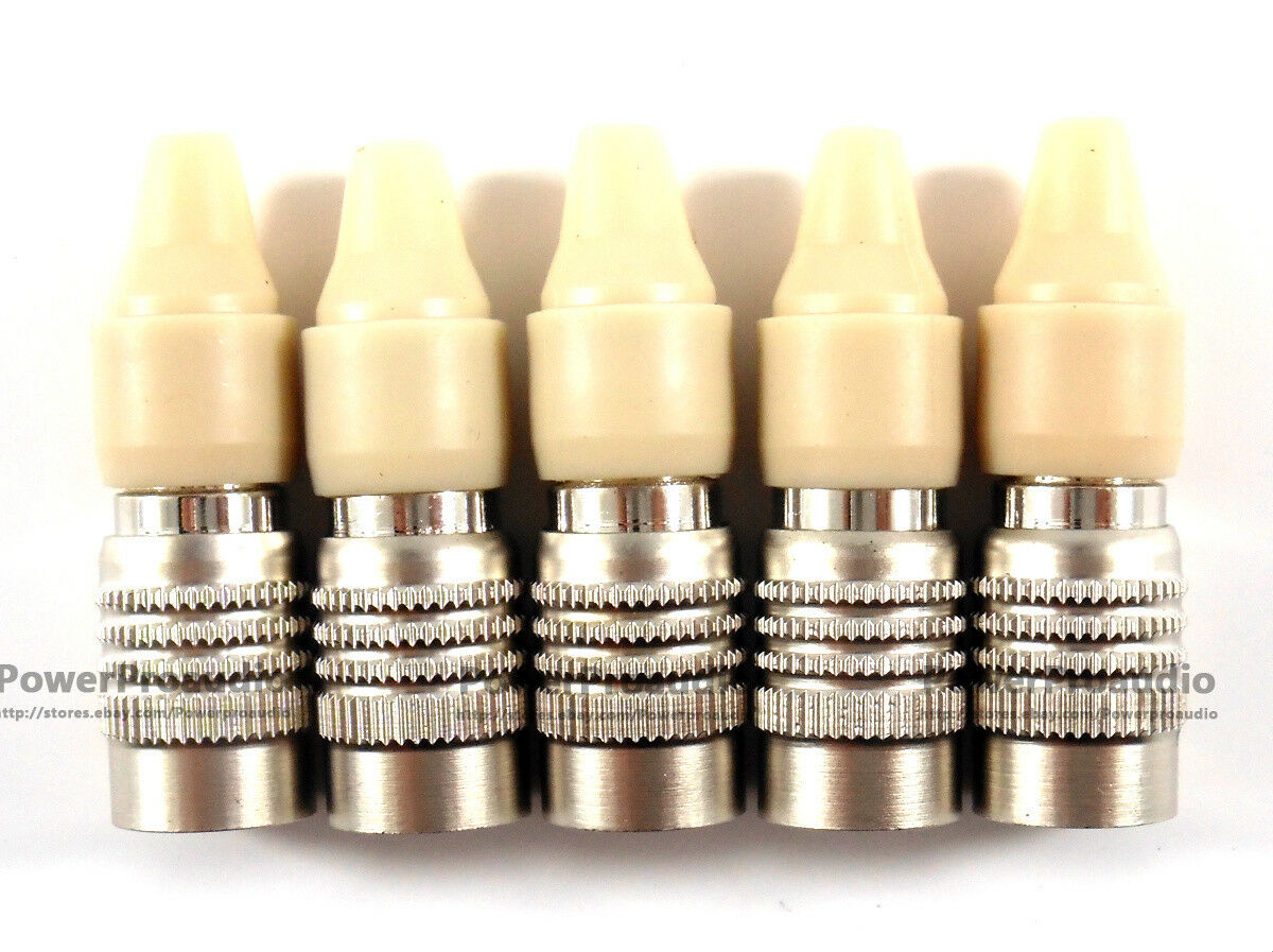 5 pcs XLR 4 Pin Male Plug MIC Microphone Audio  Connector for Audio-technica