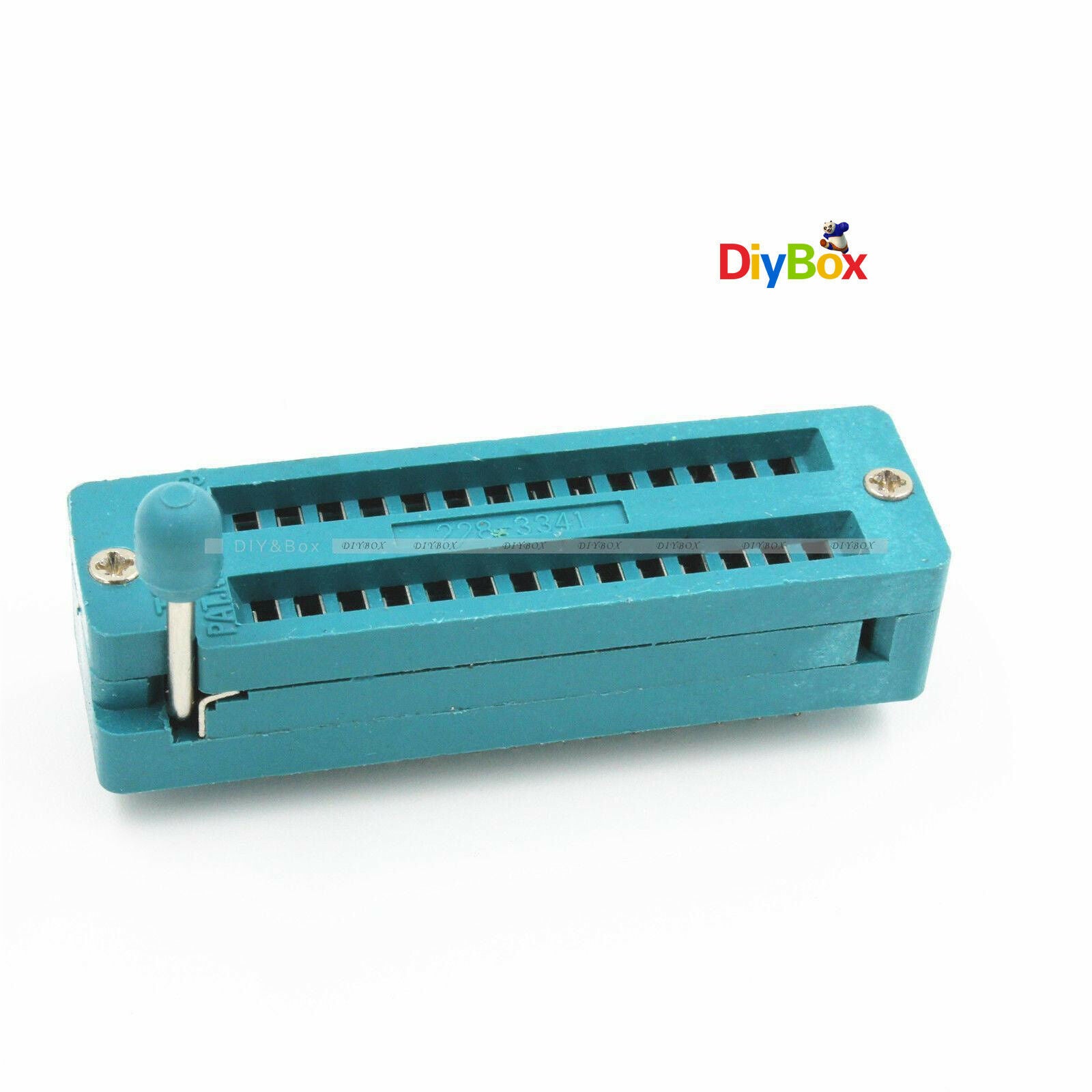 28P 28-Pin Narrow Body Universal ZIF Test DIP IC Socket Connector