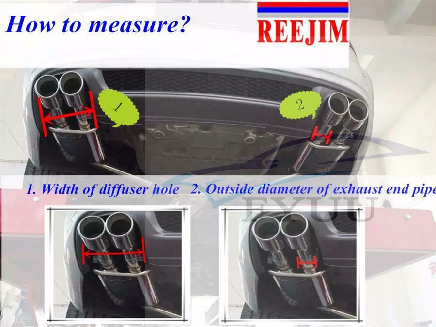 1x Stainless Steel Exhaut tip for BMW F87 M2 F80 M3 F82 F83 M4 F10 M5 F12 F13 M6