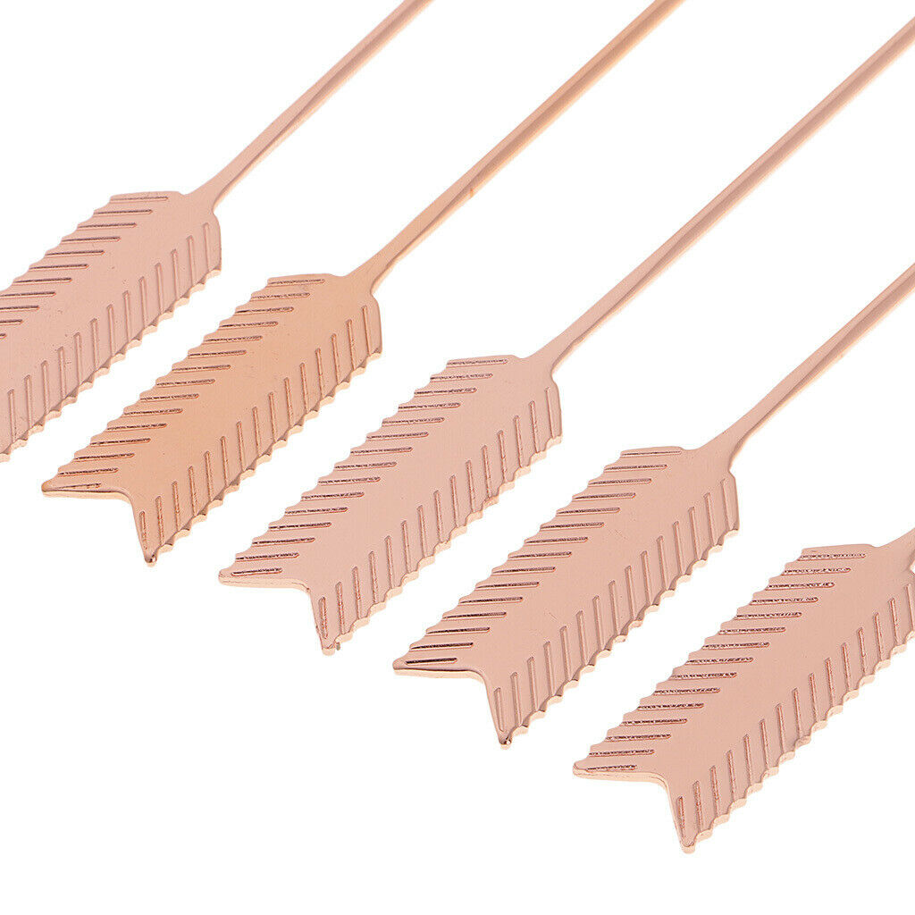10-Pack Stainless Steel Cocktail Stirrer Sticks