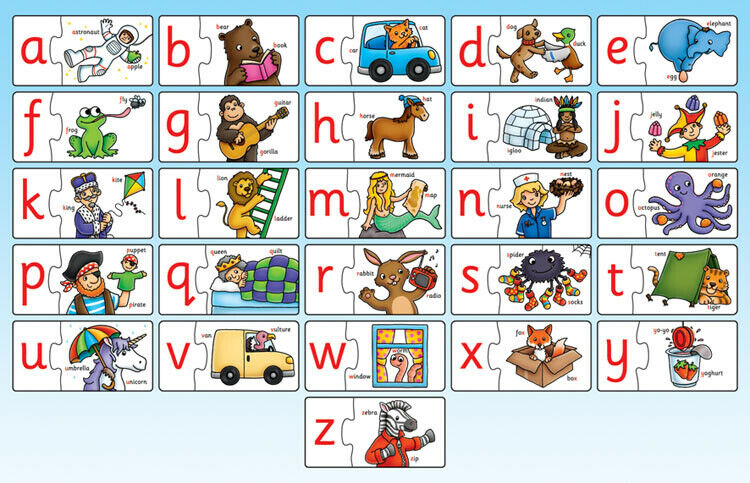 Orchard Toys 222 Alphabet Match Kids Childrens First Jigsaw Puzzle 4 Years +