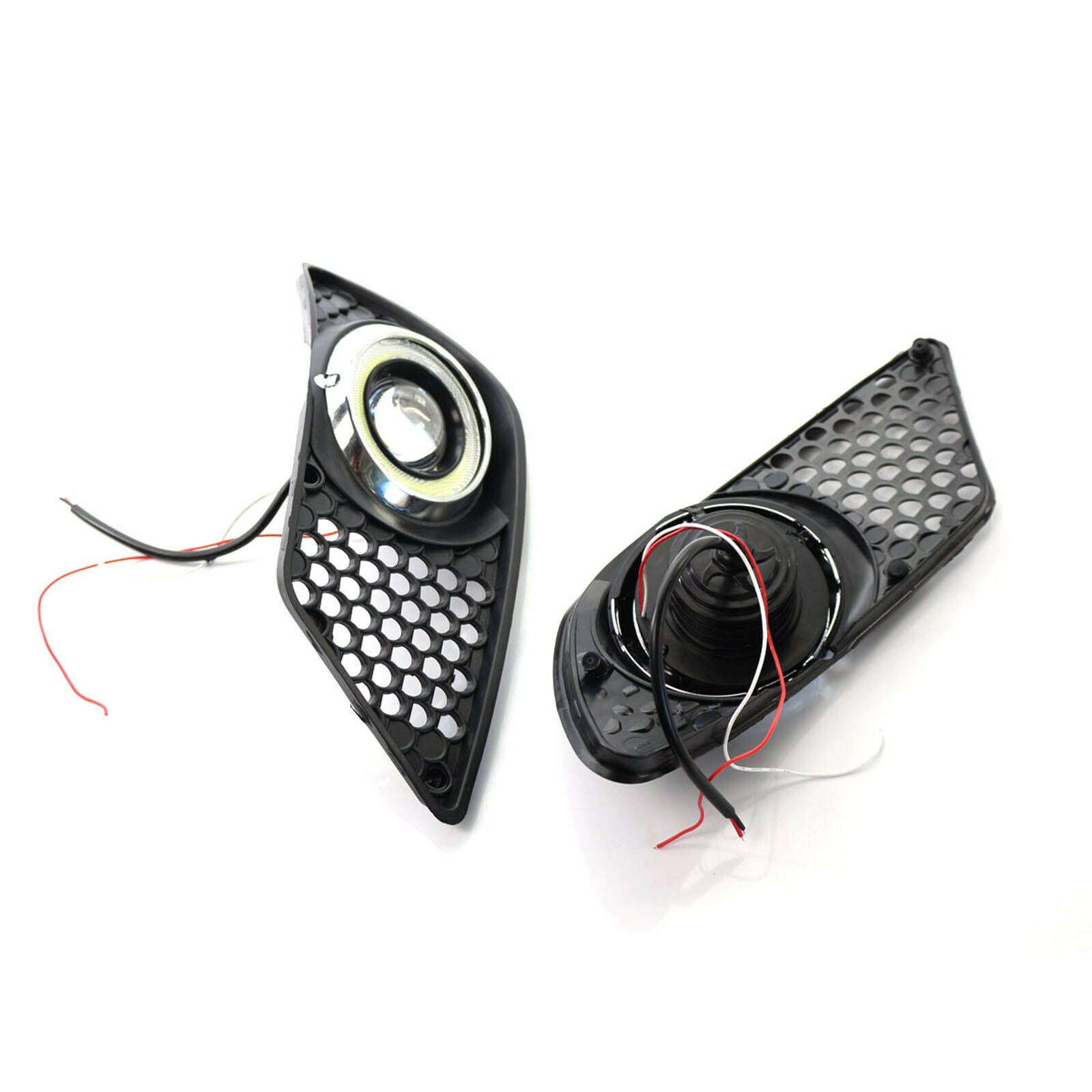 2x Right and Left Fog Light Grille Compatible for  2008-2010