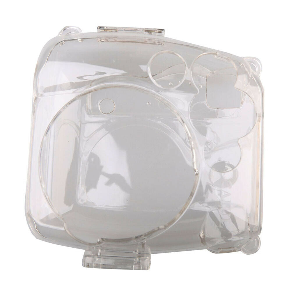 Transparent Case Cover w/ Shoulder Strap for Fujifilm Instax Mini Camera