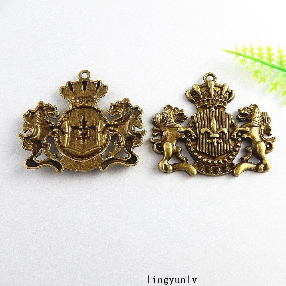 10pcs Antiqued Bronze Alloy Totem Charms Pendant Crafts Jewelry Making 51240