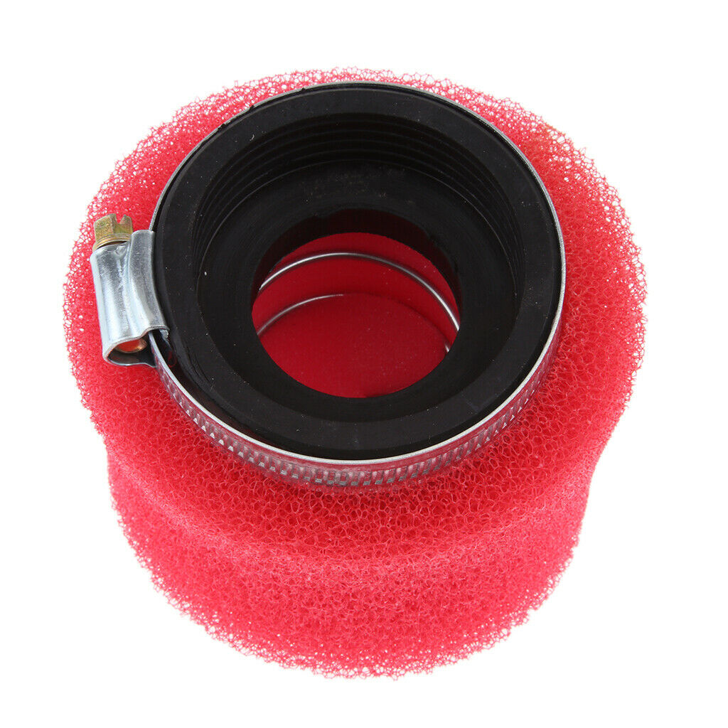 Motorcycle Sponge Air Filter Cleaner Red for Yamaha Kawasaki ATV Buggies Part