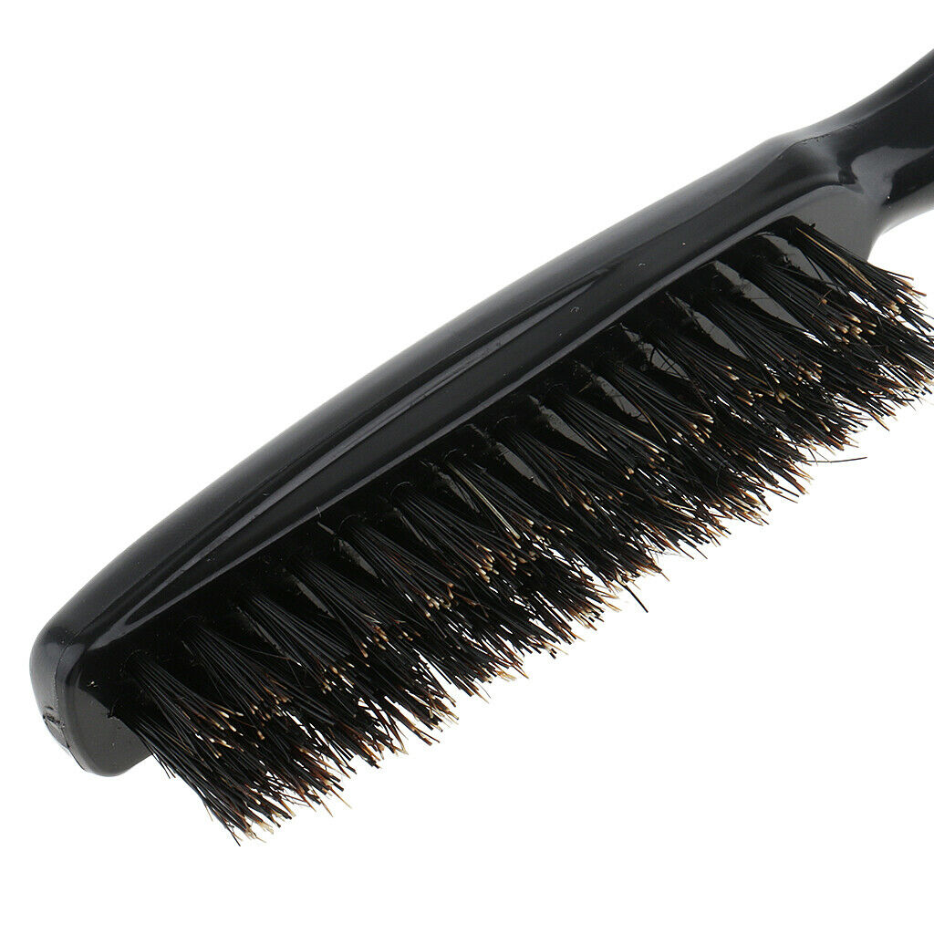 Nylon Teasing Hair Brush With Plastic Handle, Three Row Salon Teasing Brush, Rat