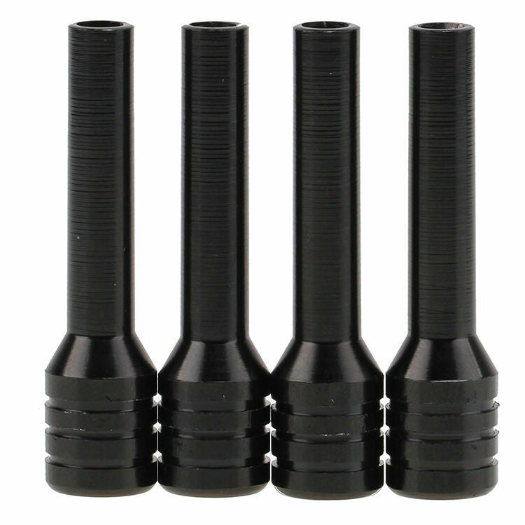 4X Aluminum Car SUV Auto Trucks Lock Locking Knob Pull Pins Cover Black
