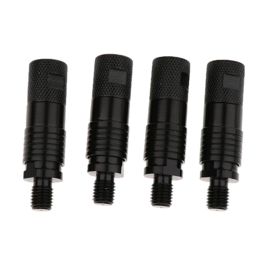 4x Metal Fishing Rod Pod Connector Release Adapter For