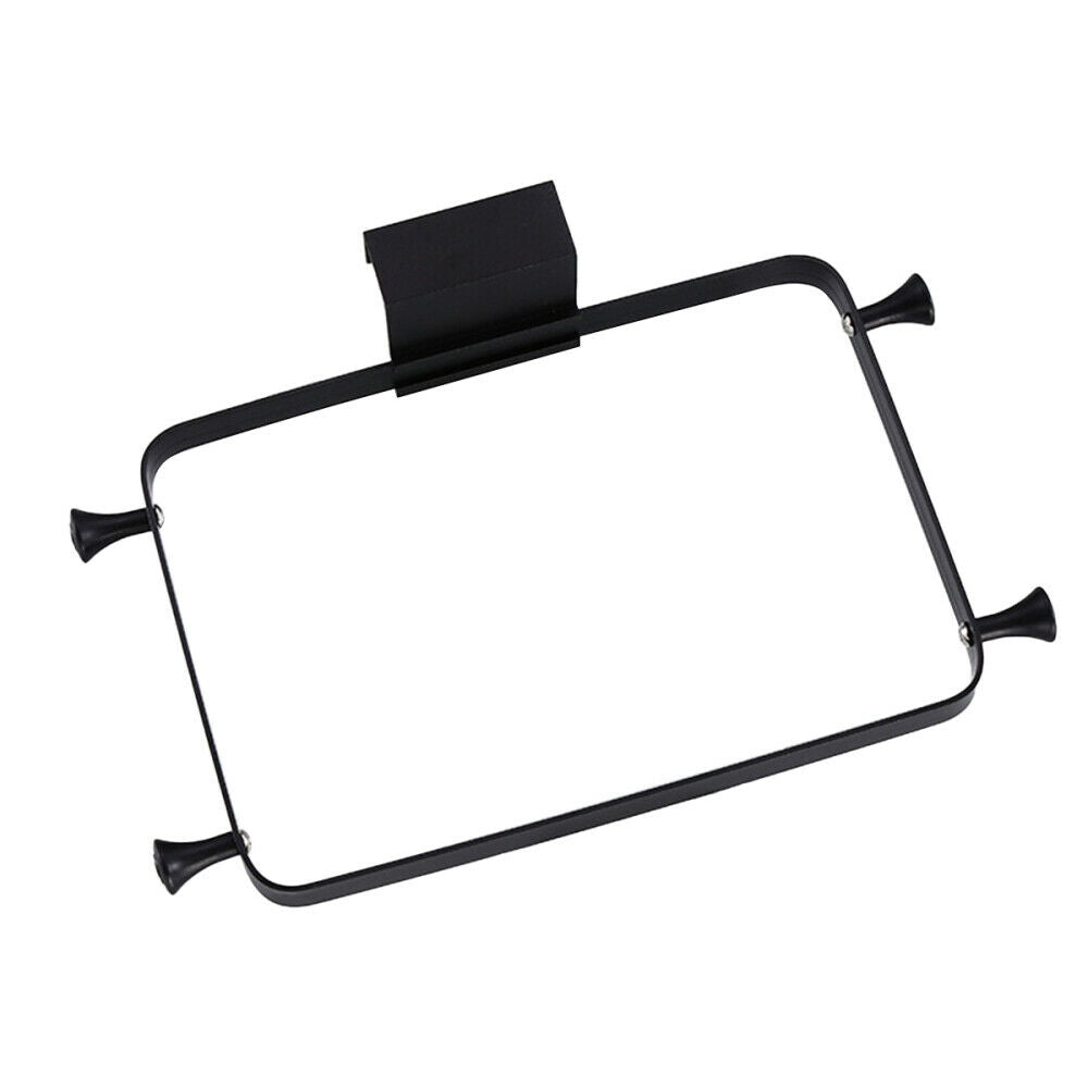 Trash Can Over the Cabinet Plastic Bag Holder Kitchen Garbage Rack Aluminum