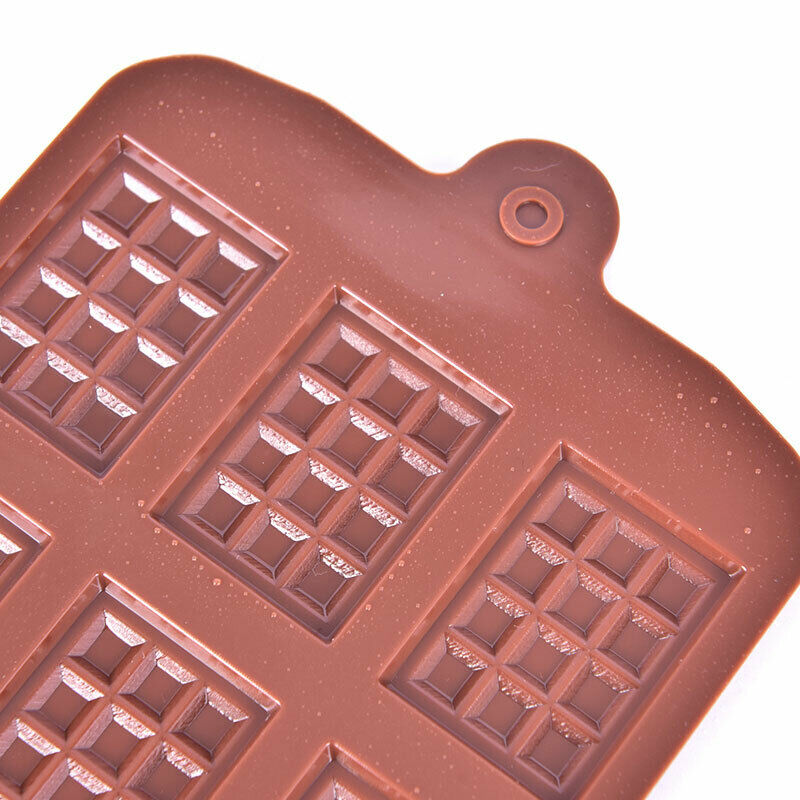 12 Cell Cavity Mini Chocolate Bar Candy Professional Silicone Mould Decor.l8