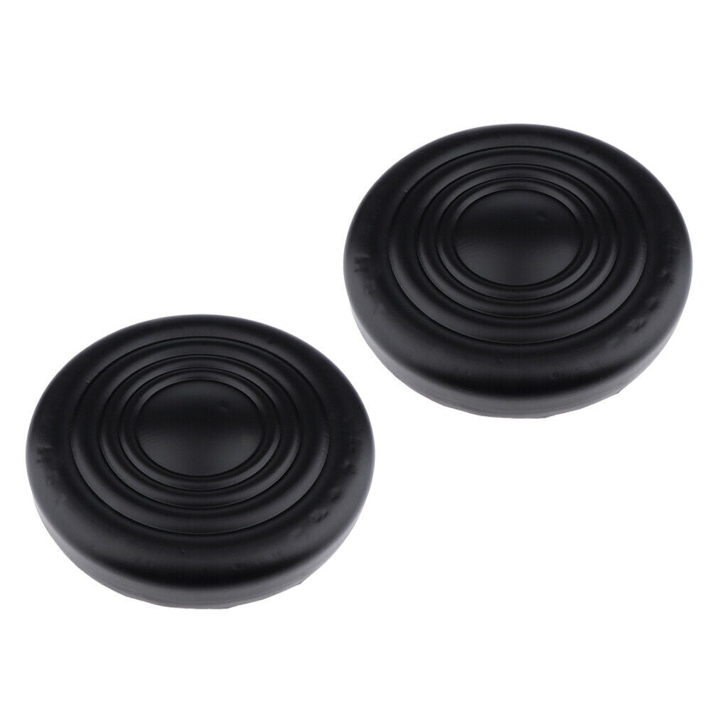 2x Leather Removable Bar Stool Replacement Cushion Round Standard Chair Seat