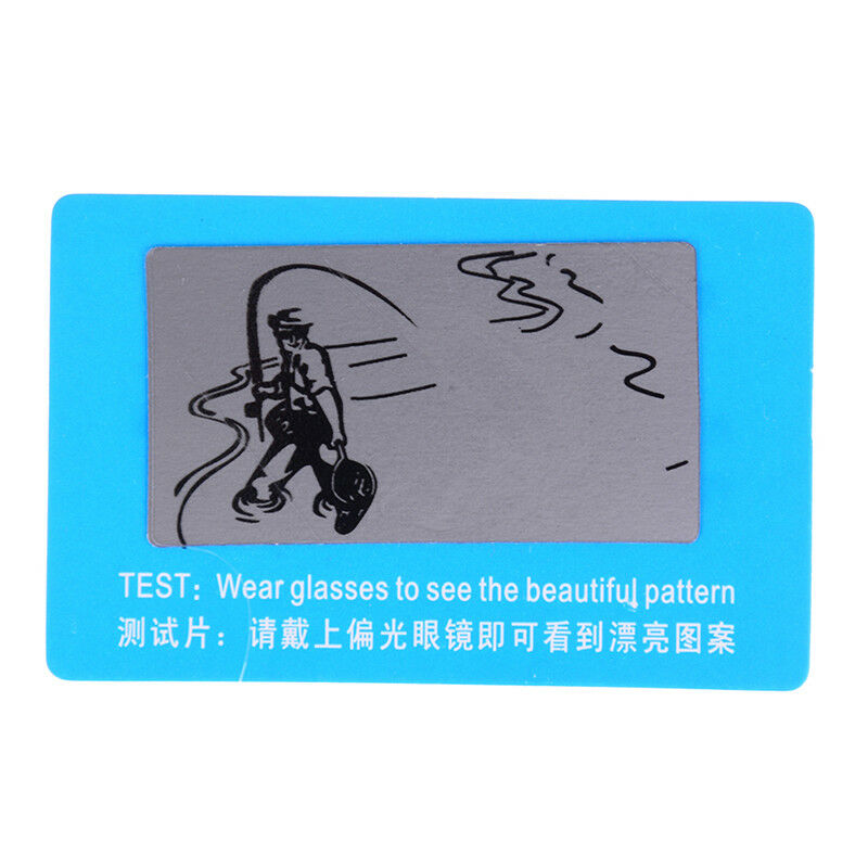 20pcs/set men ladies polarised polarized sunglasses shades test card ski fish>BD