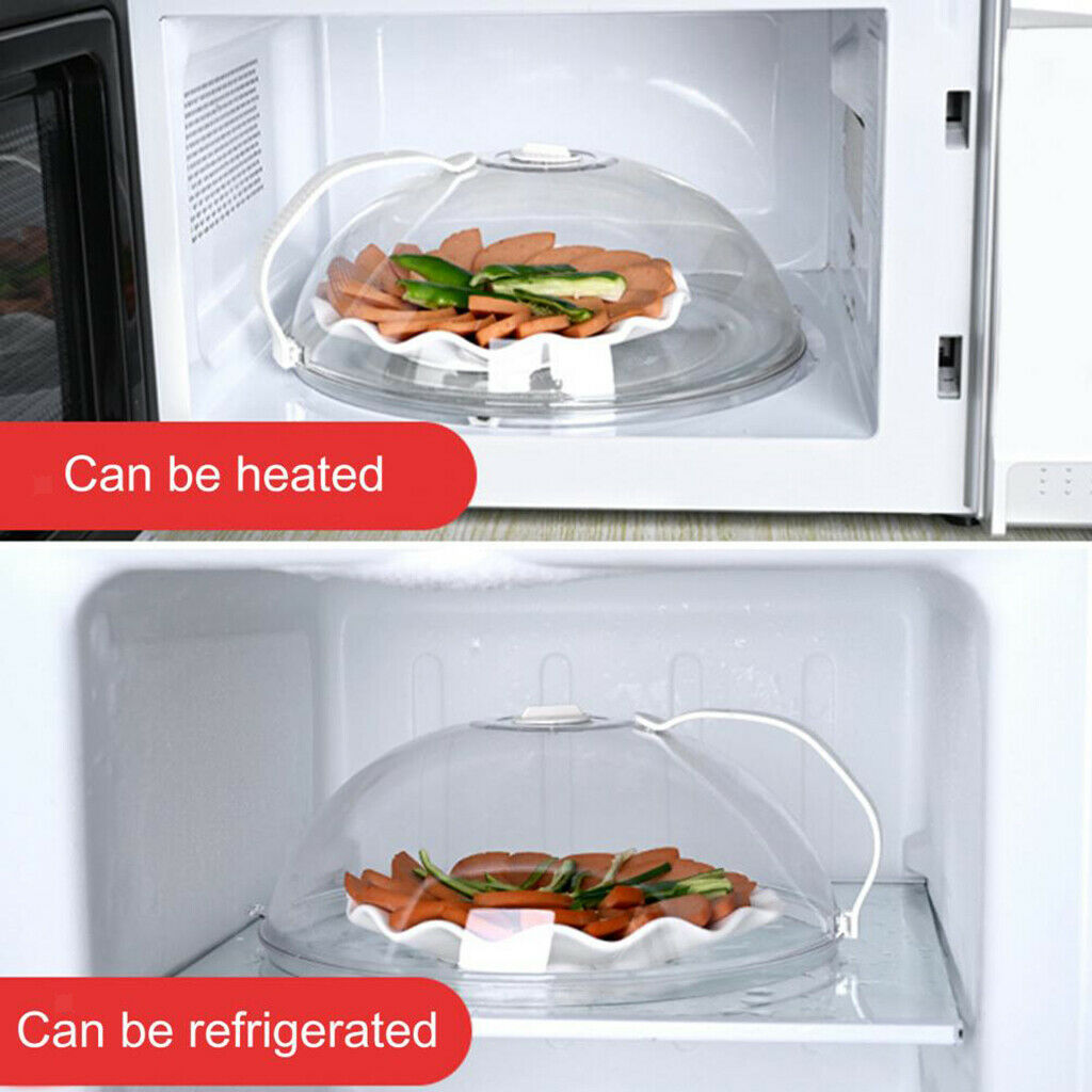 Microwave Food Cover Anti-Splash Splatter Protector Lid Keeps Oven Clean Safe