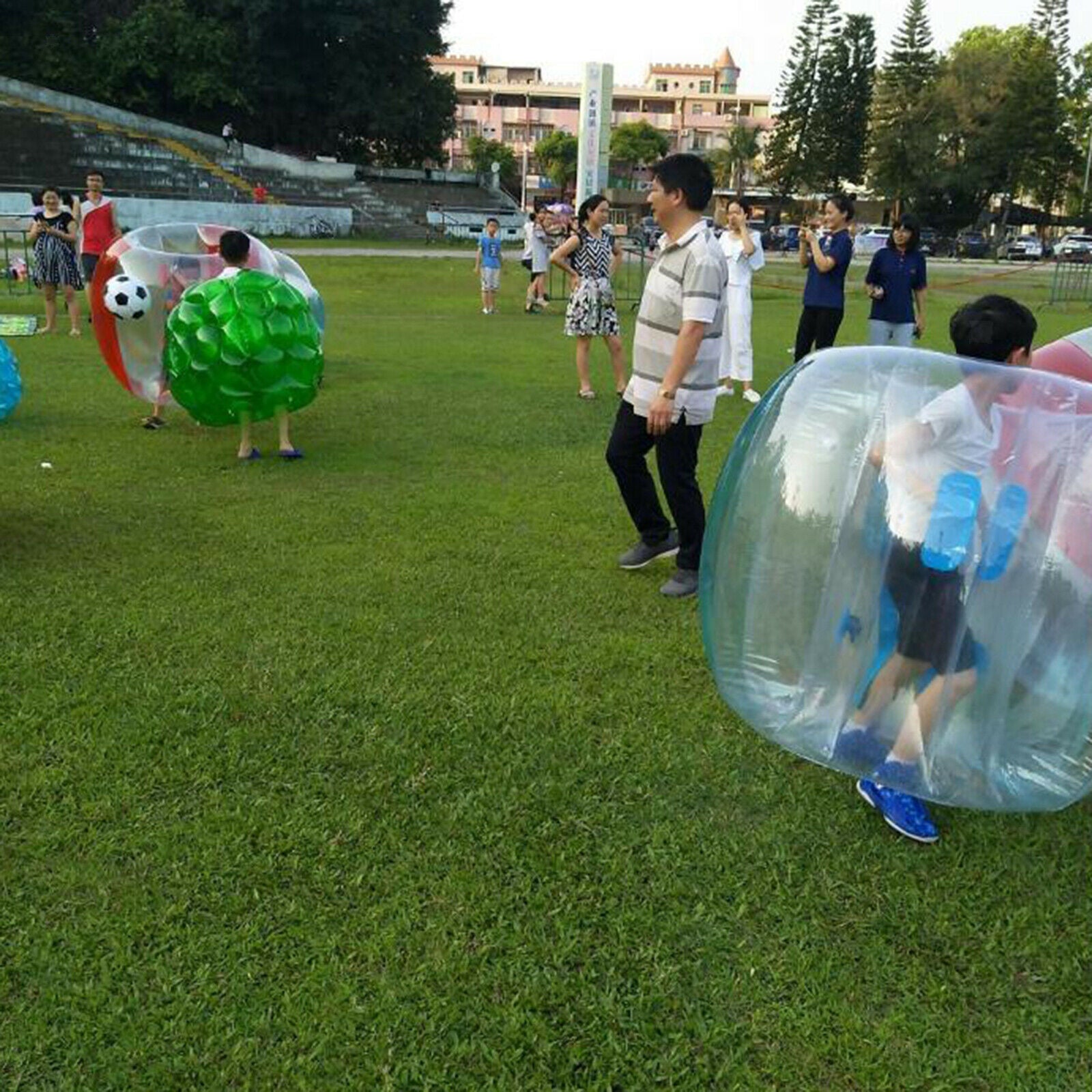 Inflatable Bubble Ball Bumper Soccer Body Sumo Suit Zorb Ball Game Play