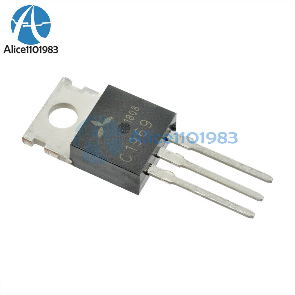 5PCS 2SC1969 C1969 TO-220 RF POWER TRANSISTOR EPITAX