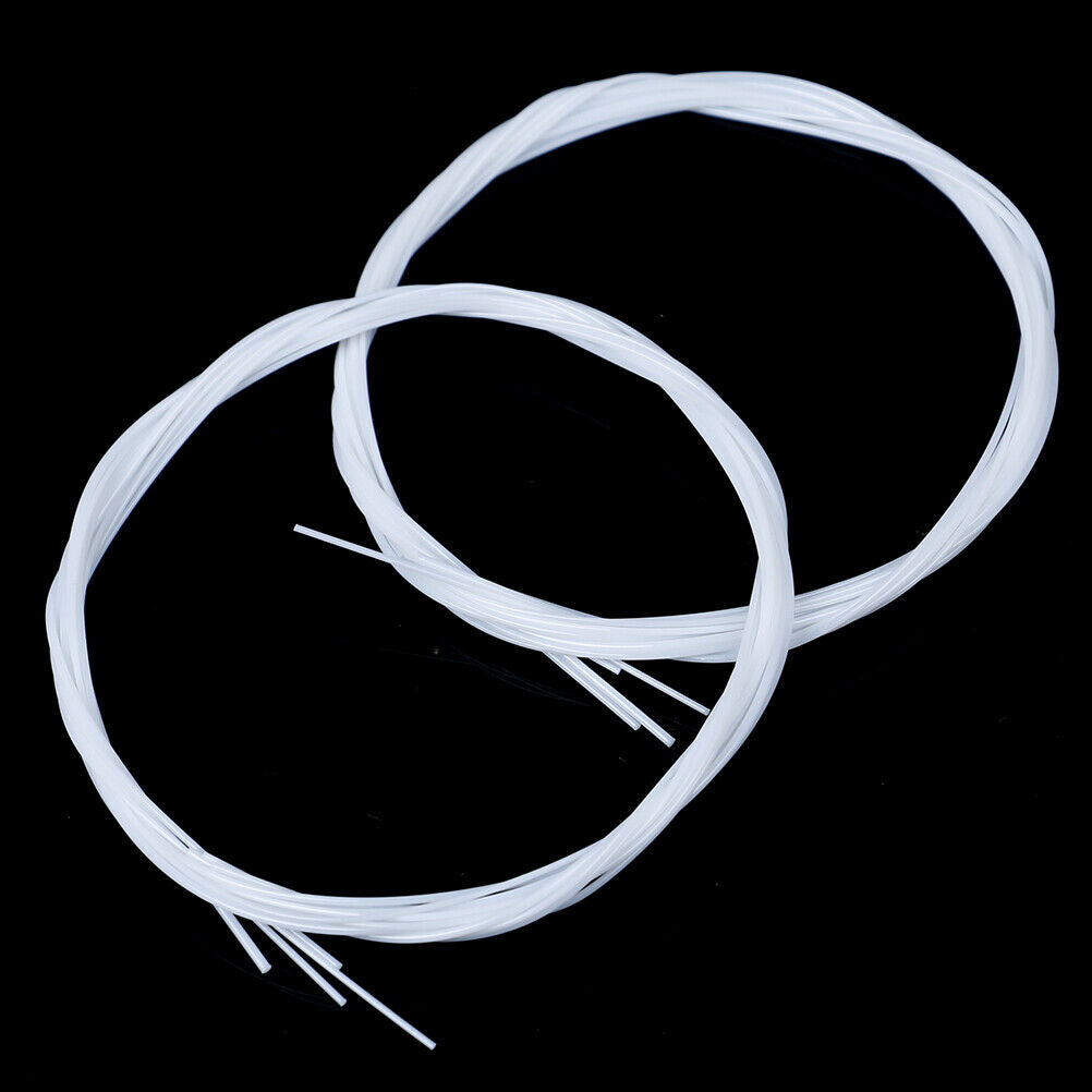 2 Set White nylon ukulele strings replacement part for stringed instrumentBDAU