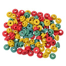 100pcs Red Yellow Green Tattoo Machine Grommets Needles Silicone Nipples Tattoo