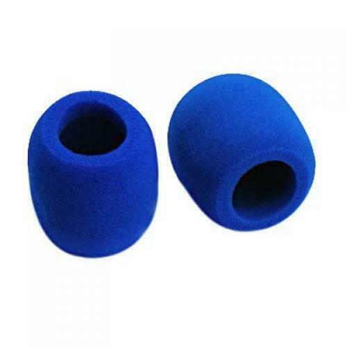 10 Pack Foam Microphone Cover Ball Type Windscreen in Blue