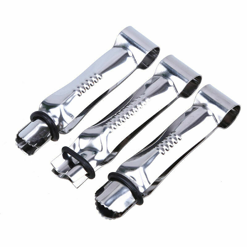 3 Pcs Fondant Cutter Stainless Steel Cake Border Decor Lace Clip Baking Tools