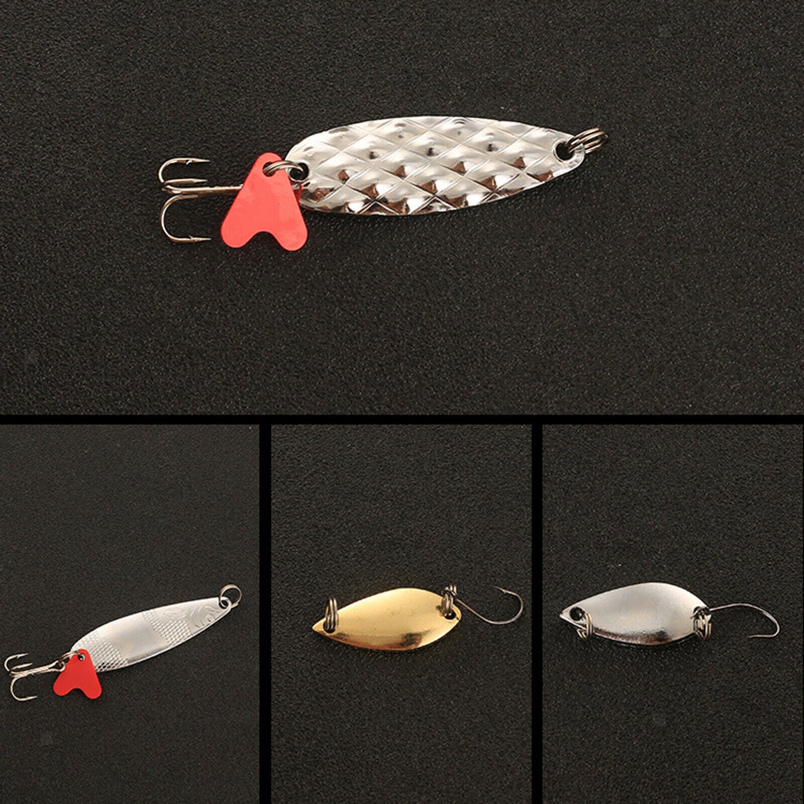 59 Fishing Lure Set Kit Spinnerbait Hooks Bass Fishing Lures Bait Tackle Boxs