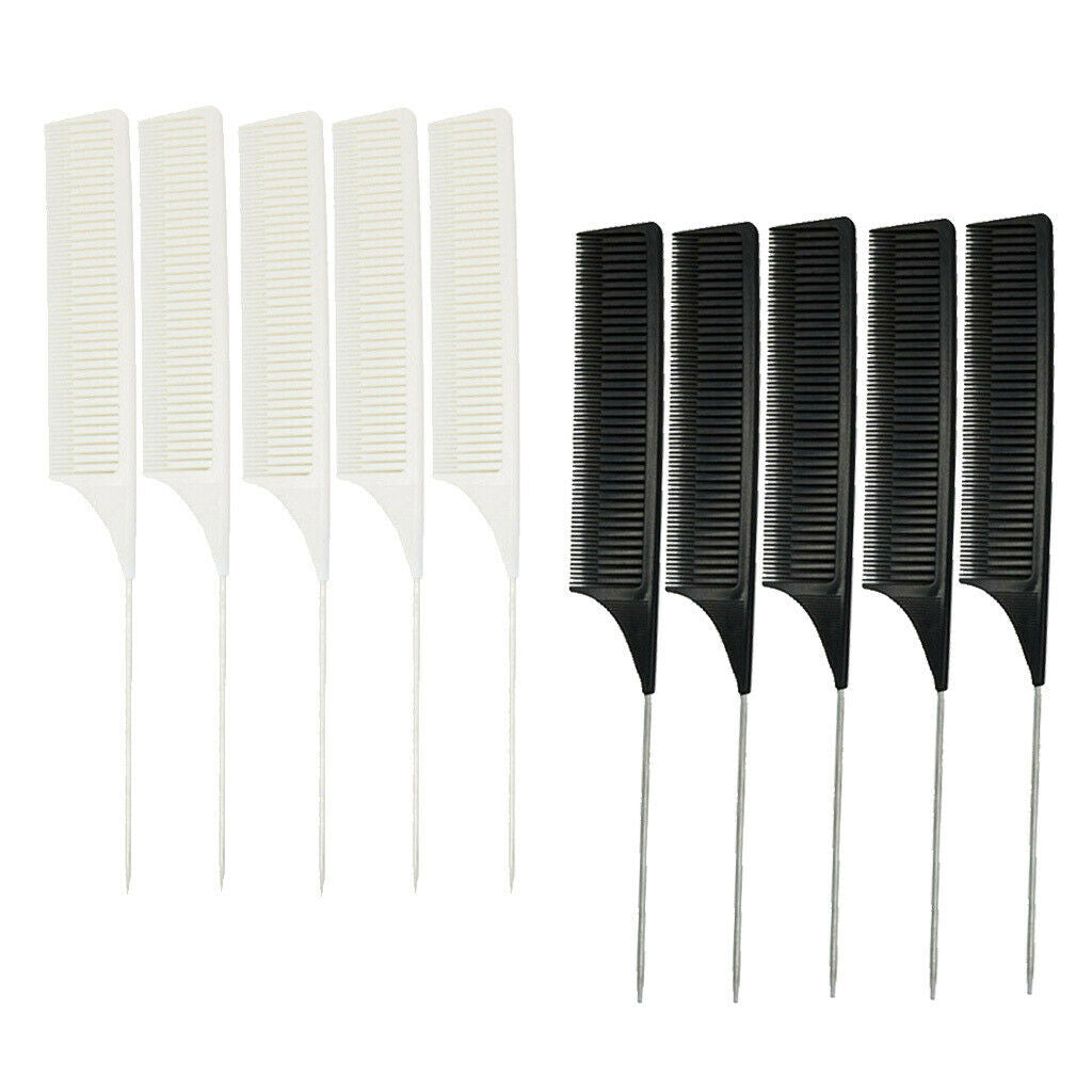 10x Fine Sectioning Weave Highlighting Foiling Hair Comb for Styling Combs