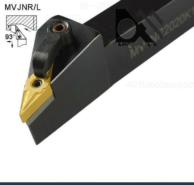 MVJNR2525M16 25 x150mm 93° Lathe External Turning Tool Holder For VNMG1604 CNC