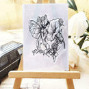 Morning Glory Fairy Silicone Clear Seal Stamp DIY Scrapbooking Photo Album Decor