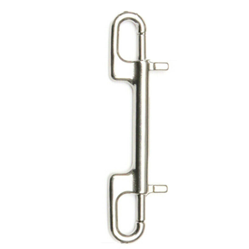 Diving Hook Stainless Steel Double Ended Bolt Snap Hook for Scuba Diving PetC6E6