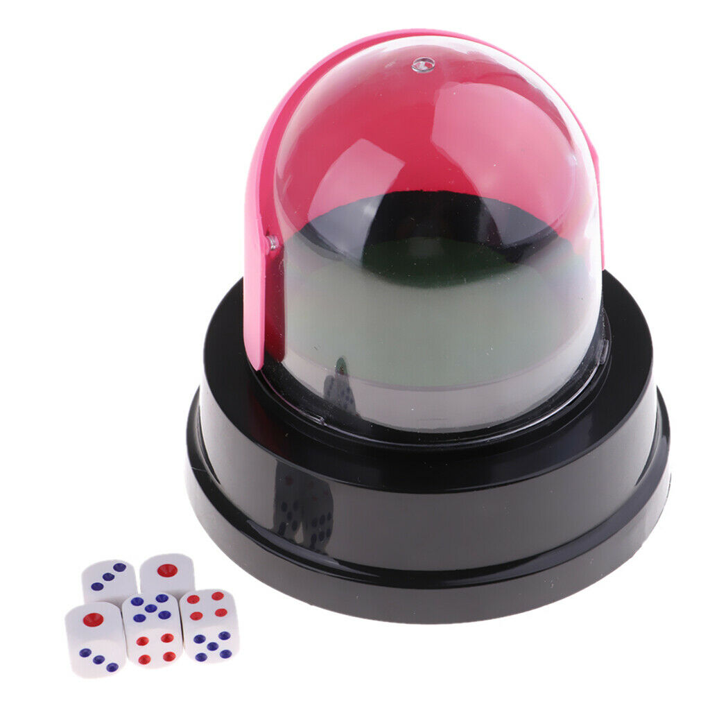 Transparent Equitable Shake Lucky Dice Machine Electric Lucky Dice Cup for KTV