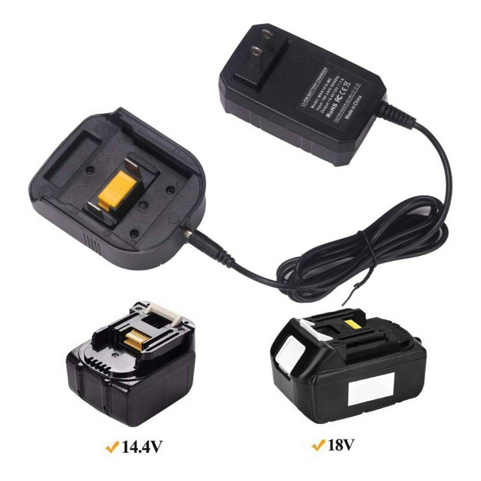MT45 18V Battery Charger for 18V BL1415 BL1850 Power Tool Parts US Plug