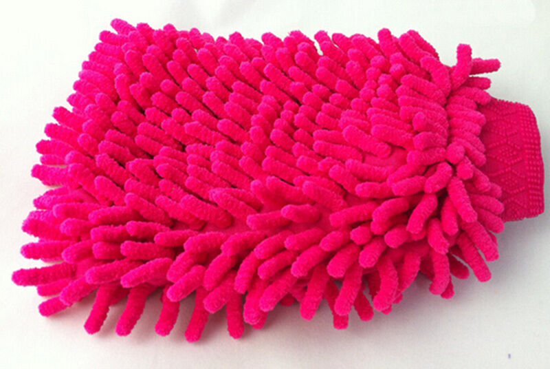 Easy Microfiber Car Kitchen Household Wash Washing Cleaning Glove Mit .l8
