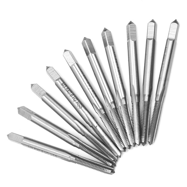 Standard Metric Straight Flute Machine Screw Thread Tap Metalworking M3.5 HSS