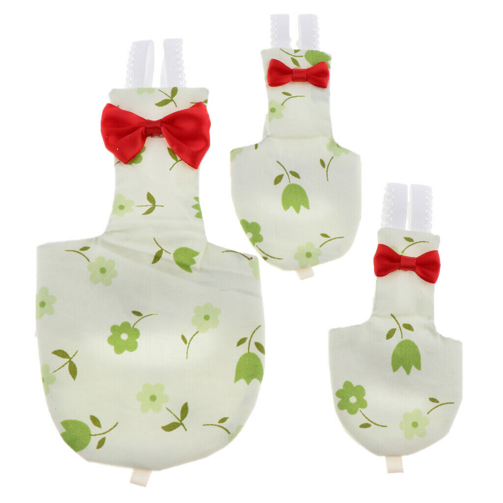 2 Pack Parrot Reusable Nappies  Cloth Diaper Bird Pee Pad S