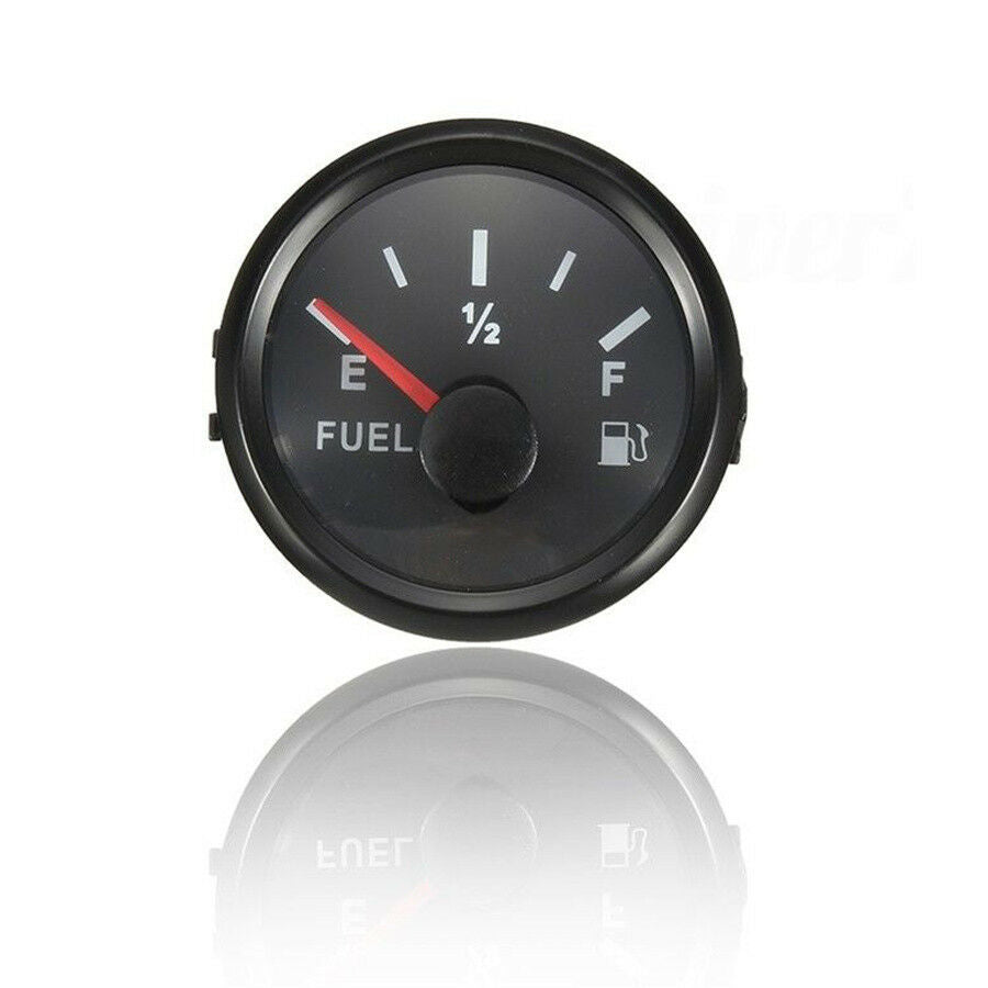 Universal Vehicles Boat Fuel Level Gauge Tank Indicator 52mm 12/24V 240-33 Ohms
