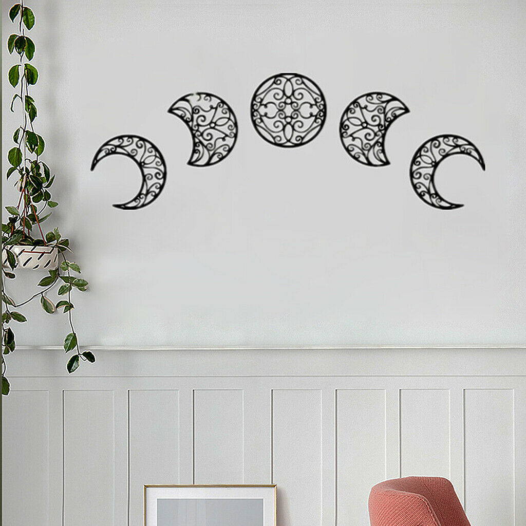 5pcs Indoor Hotel Home Living Room Bedroom DIY Party Wood Wall Decor Decals