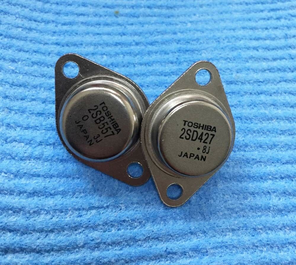 1x 2SD427 +1x 2SB557 TO-3 TOSHIBA