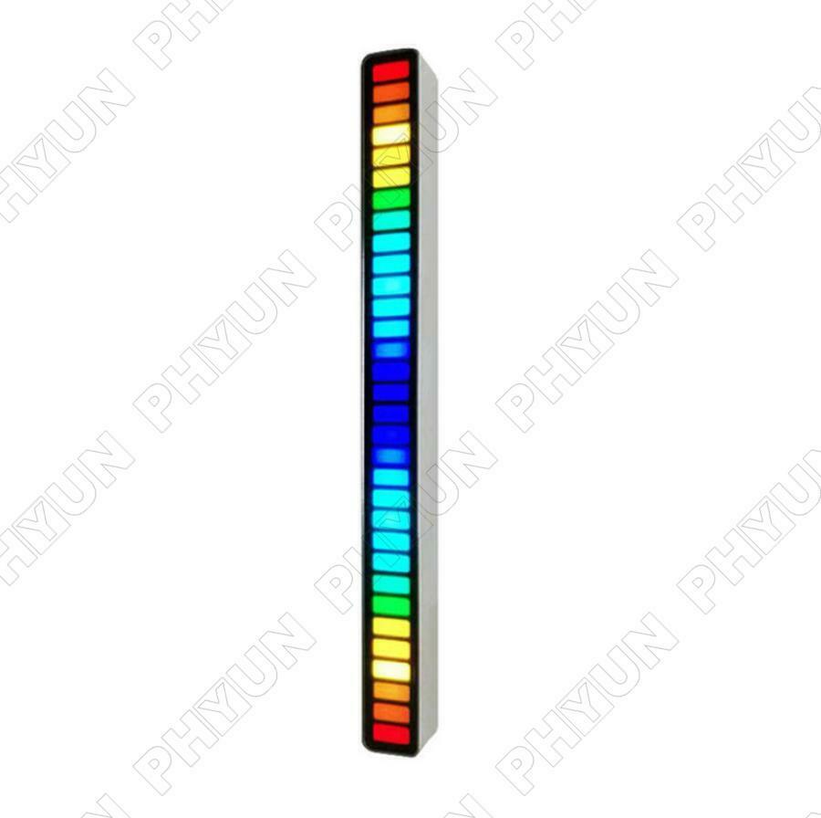 32 LED RGB Car Sound Control Voice-Activated Music Rhythm Ambient Light 18 Color