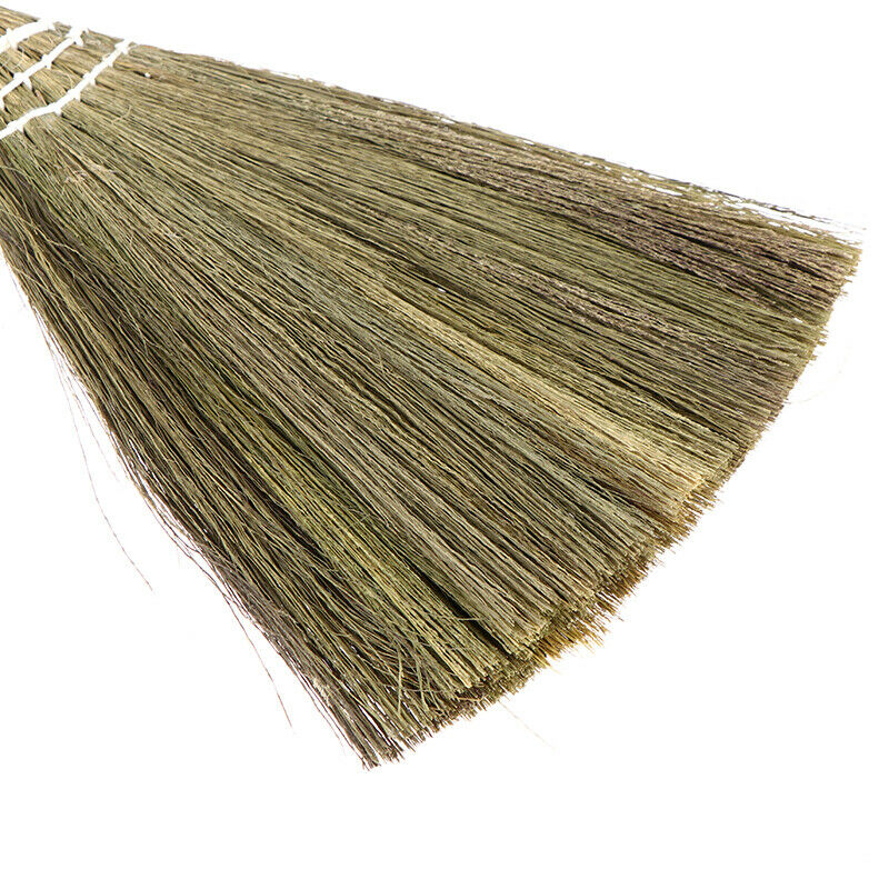 1Pcs Wooden Floor Soft Broom Sweeping Manual Grass Hair Sweeper Dust Brush To SJ