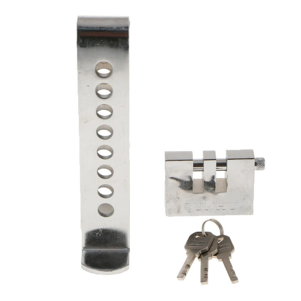 Stainless Steel Anti-theft Device Clutch Pedal Lock Car Brake  Tool