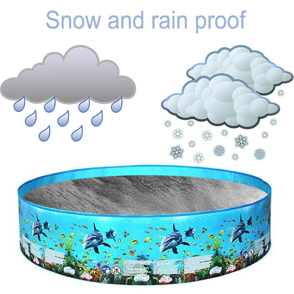 2M Large Swimming Pool Solar Cover Rectangular For Garden Outdoor Paddling Pool