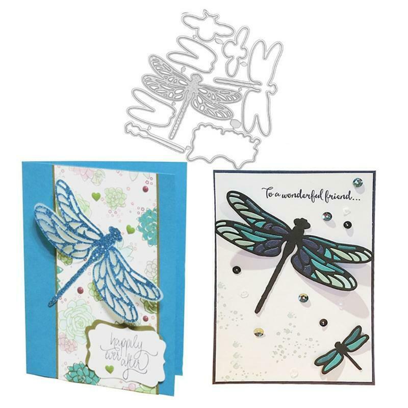 Dragonfly Shaped Frame Carbon Steel Cutting Dies DIY Scrapbooking Photo Album