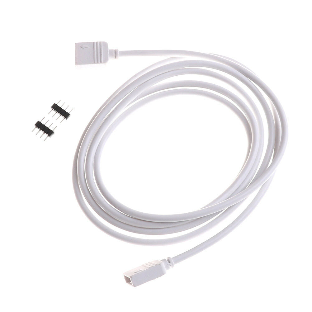 LED Strips RGB 4 Pin Female to Female Connector Extension Cable 1.5m Whit.l8