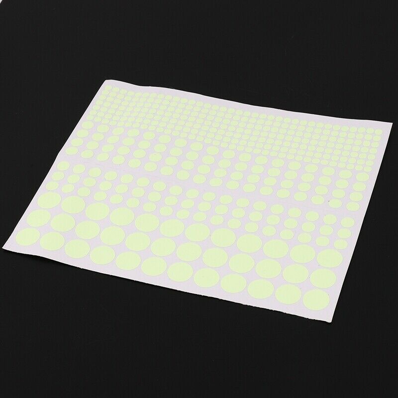 407Pcs Diy Glow In The Dark Wall Stickers Luminous Fluorescent Rould Dot For BG6