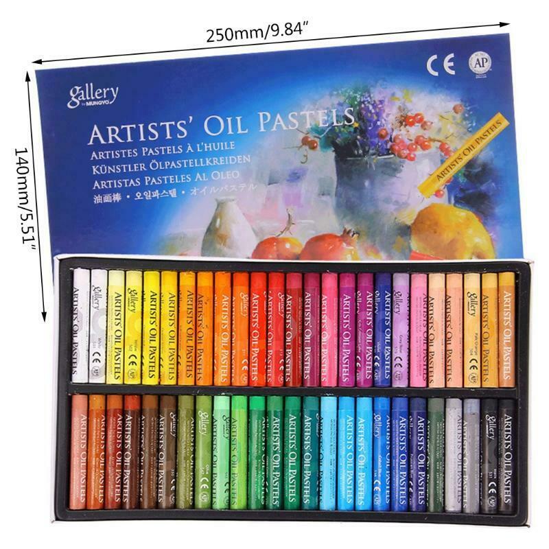 48 Color Oil Pastel for Artist Student Graffiti Soft Pastel Painting Drawing Pen