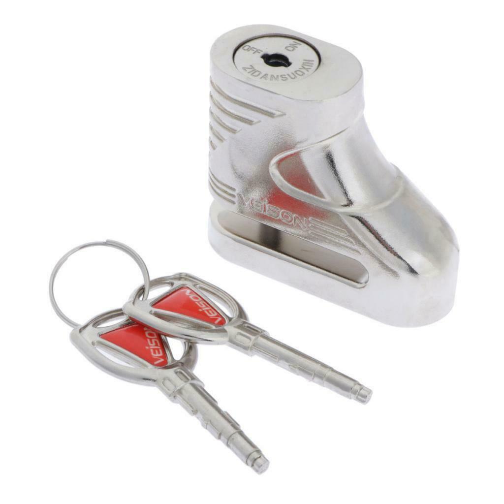 New DX3 Wheel Disc Brake Lock Warning Zinc-alloy Waterproof Motorcycles ATV
