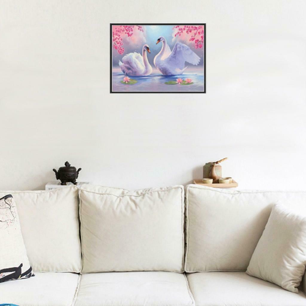 5D DIY Diamond Painting Embroidery Cross Stitch Kit for Home Decor Swan