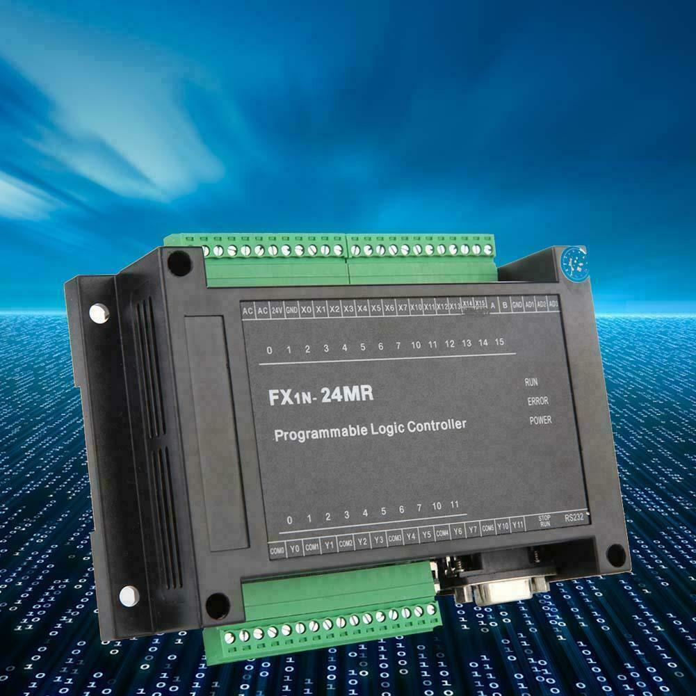FX1N-24MR PLC Industrial Control Board 14 Input 10 Output 24V DC 5A High Quality