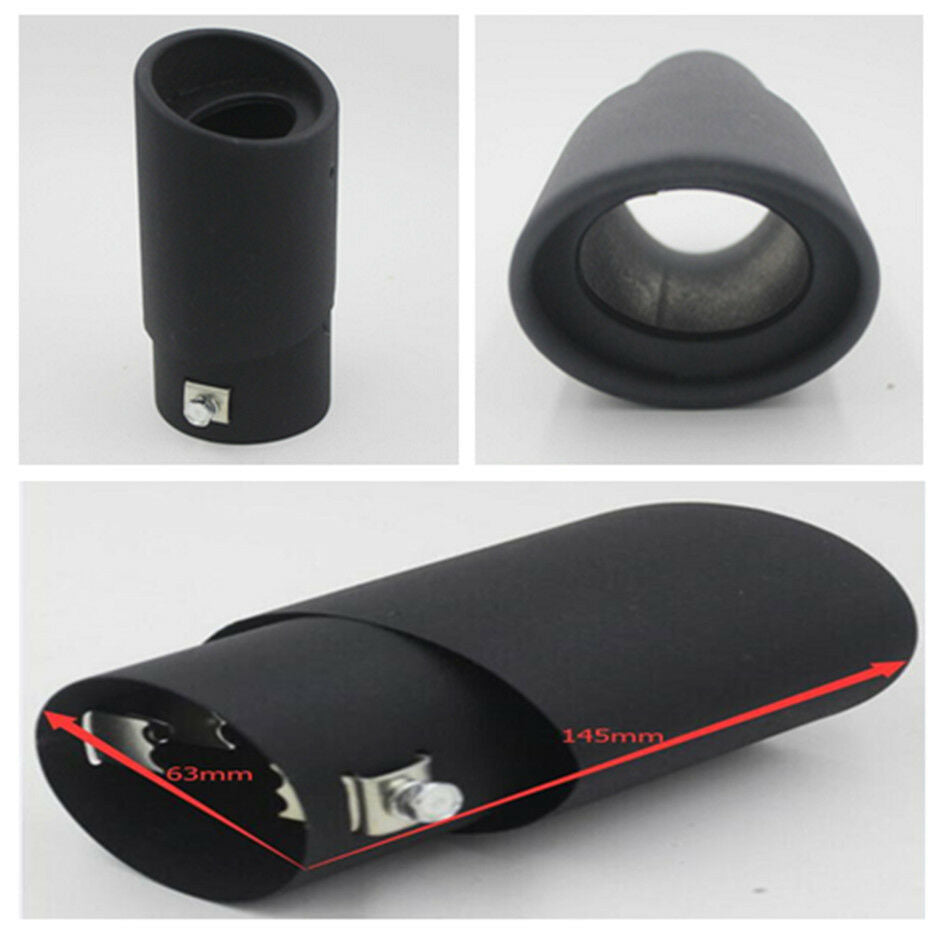 63mm DIY Durable Car Muffler Exhaust Pipe Tail Throat End Trim Plating Process