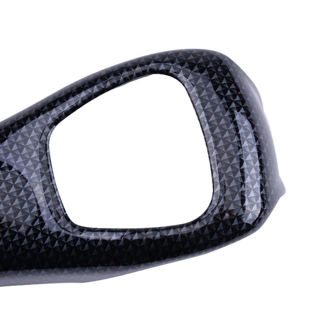 Carbon Fiber Texture Gear Lever Shift Knob Cover fit for Jeep Renegade 15-20 as