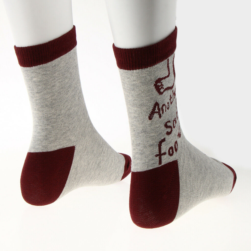 Novelty Art Cartoon Ankle Socks Women Men Funny Socks Xmas Socks Gifts  Gray